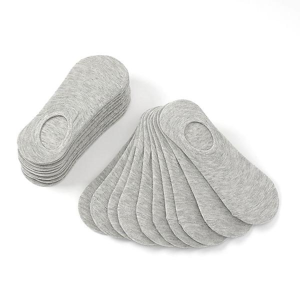  논슬립 남성용 덧신 20켤레(그레이) 페이크삭스