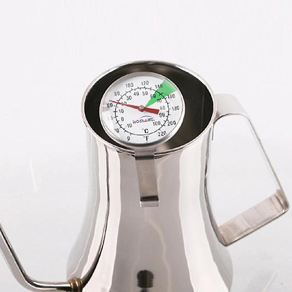  홈아트 아날로그 탐침 온도계 14cm 핸드드립 물 온도계