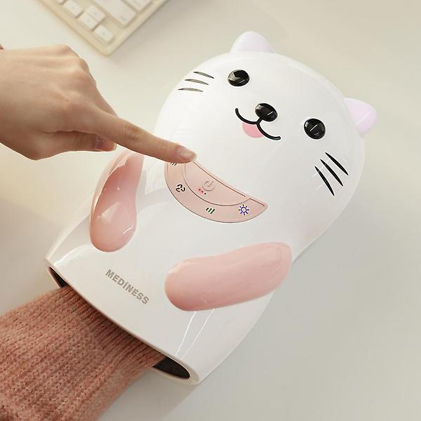  냥이 공기압 온열 손가락 손목 손등 손바닥 안마기 손마사지기 MDM-008