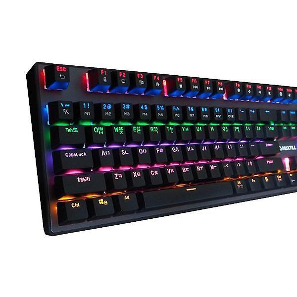  맥스틸 기계식 키보드 TRON G610K V2 레인보우LED 청축 갈축 적축