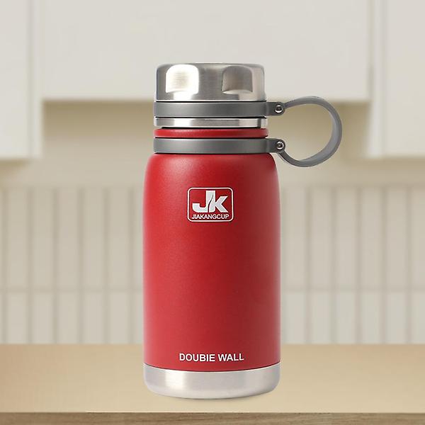 워터탱크 이중스텐 진공 보온병(600ml) (레드)