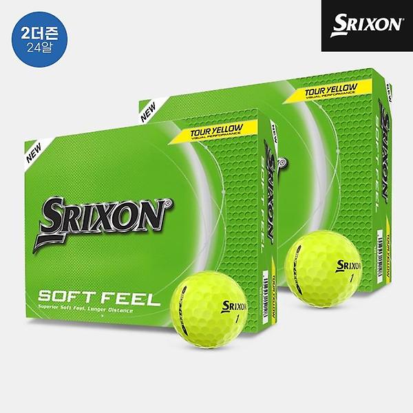  [2더즌 24알] 던롭코리아정품 스릭슨 소프트 필 13 골프볼[남여공용][옐로우][2피스]