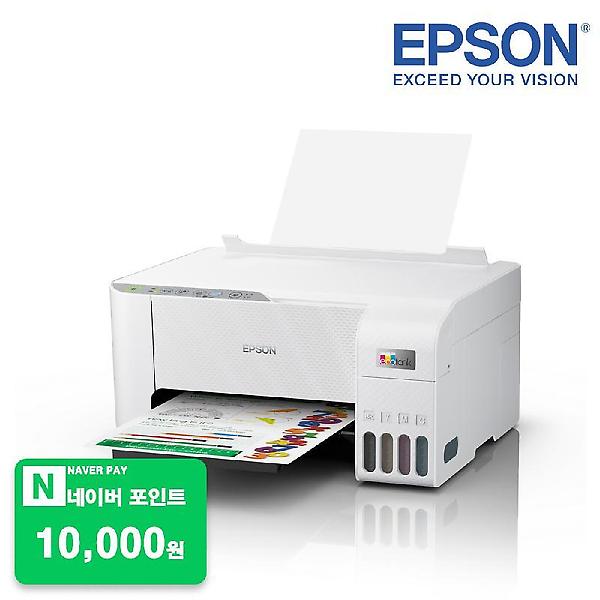  [공식판매점] 엡손 에코탱크 L3256 정품 무한잉크 포함 잉크젯 스캐너 프린터 무선 복합기 WiFi 