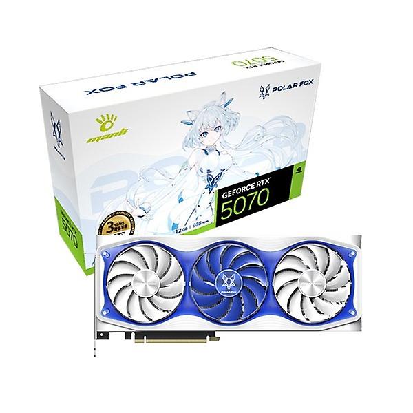  [MANLI] 지포스 RTX 5070 Polar Fox OC D7 12GB 화이트 / 인텍앤컴퍼니