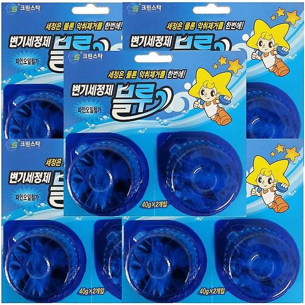  블루변기세정제10P 냄새제거제 악취제거