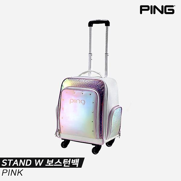  [삼양인터내셔널정품]2022 핑 STAND W 바퀴형 보스턴백[핑크][여성용]