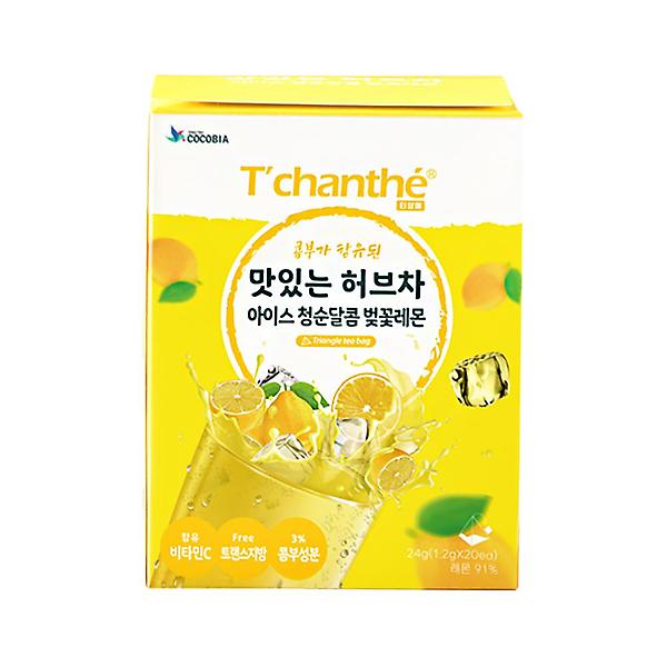  티샹떼 맛있는 허브차 벚꽃레몬 20티백 아이스티 콤부함유