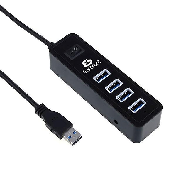  얼리봇 LHV-300 USB A 타입 3.0 무전원 허브 맥북 노트북 지원