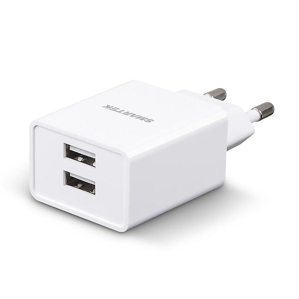  스마텍 2A/5V 2구 USB 2포트 충전기 STC-3000