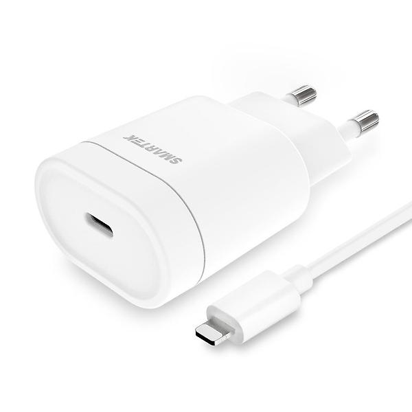  스마텍 10W C타입포트 충전기+(CtoC/Cto8)케이블세트 STC-3500(CT/8P)