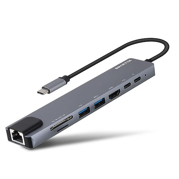  스마텍 C타입 8IN1 멀티허브 8포트기 ST-AH800