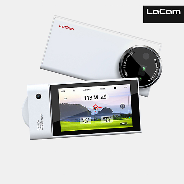  2024 레이캠 I 카메라 레이저 풀터치 LCD 거리측정기[남여공용][화이트][USB-C 충전식]
