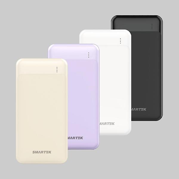  스마텍 20000mAh 여행용 3포트 동시 충전 대용량 보조배터리 C타입 USB STPB-GB2
