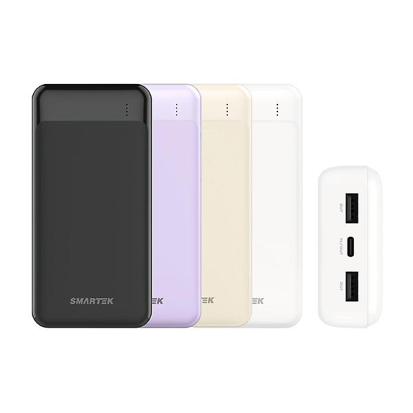  스마텍 20000mAh 여행용 3포트 동시 충전 대용량 보조배터리 C타입 USB STPB-GB2