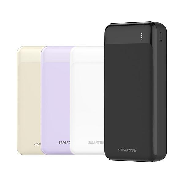  스마텍 20000mAh 여행용 3포트 동시 충전 대용량 보조배터리 C타입 USB STPB-GB2