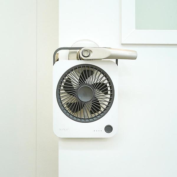 카프 스퀘어 사각 슬림 미니 무선 소형 캠핑 탁상용 책상 사무실 선풍기 KF-DF04