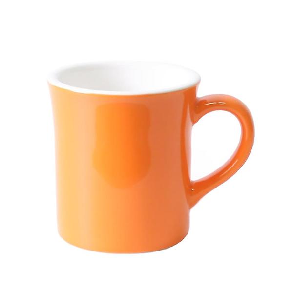  모던 심플컬러 머그컵 300ml 오렌지 도자기 카페 머그잔
