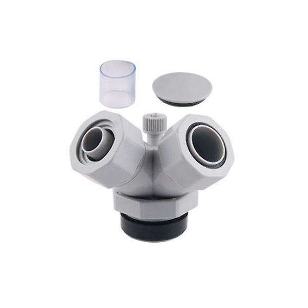  주방 싱크대 정수기 배수호스 역류 차단 코너 3구