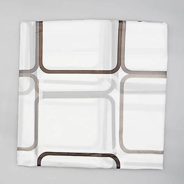  방수 샤워커튼 격자무늬 욕실 가리개 방수커튼