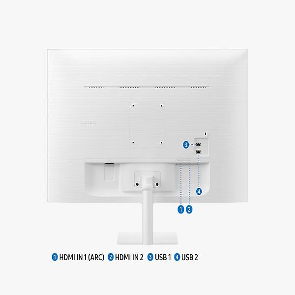  삼성전자 스마트모니터 2024 스마트모니터 M5 M50D 화이트 (80.1 cm) LS32DM503EKXKR