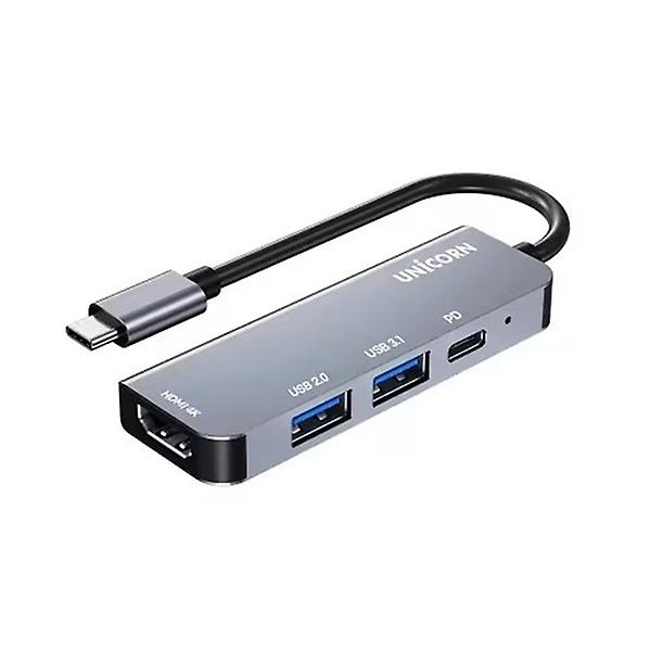  UNICORN TCH-P10 멀티허브 (4포트/Type C)