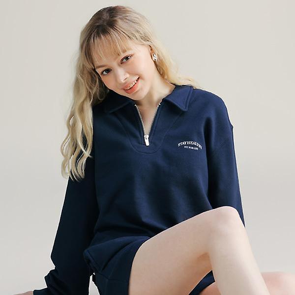  25P 스테이 로고 카라 집업 스웨트셔츠 25B41210NY