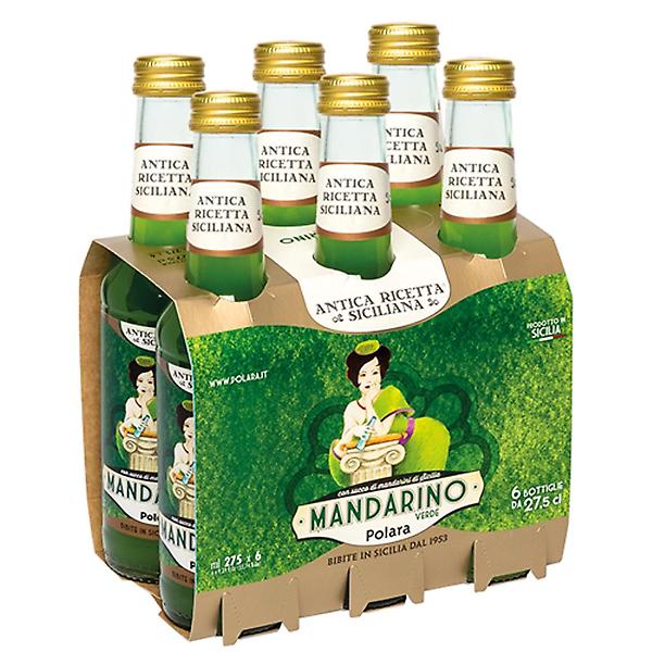  폴라라 과일 탄산음료 만다리노 베르데 청귤 275ml 병음료 24개