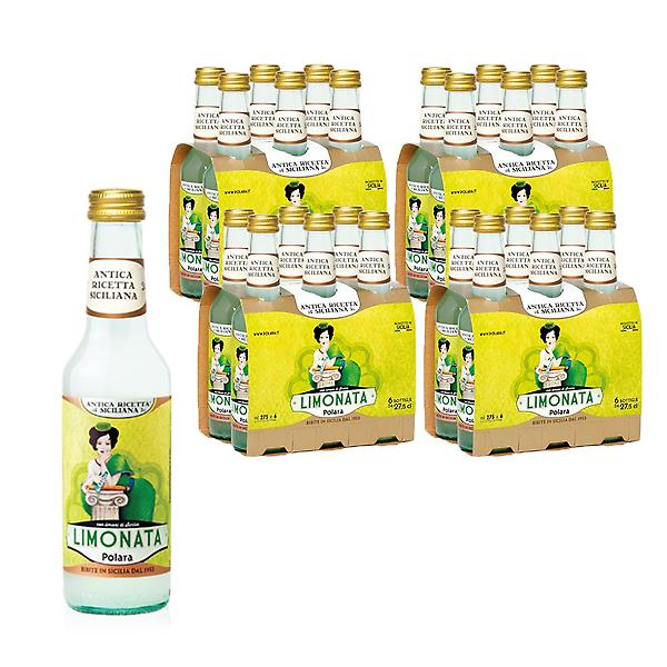  폴라라 과일 탄산음료 리모나타 레몬 275ml 병음료 24개