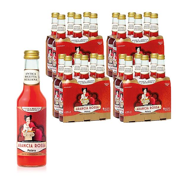  폴라라 과일 탄산음료 아란시아 로싸 블러드오렌지 275ml 병음료 24개
