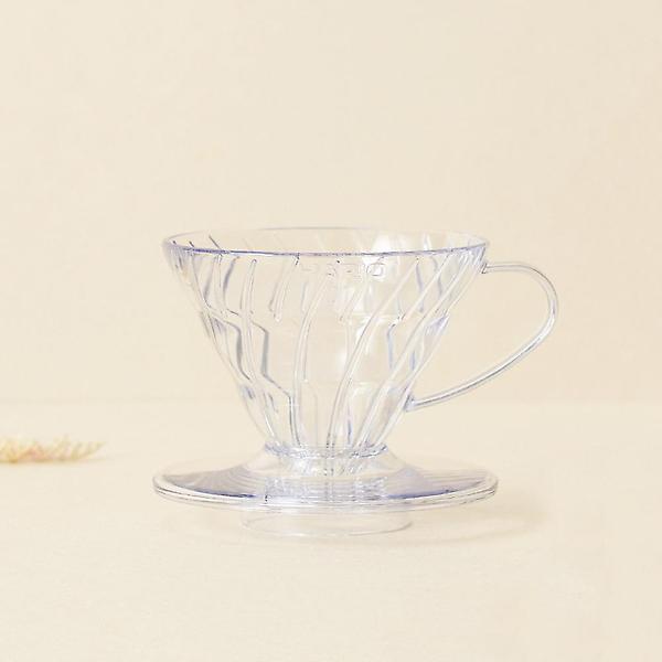  하리오 V60 커피 드리퍼 웨이브 투명 (VD-01T) 1-2인용