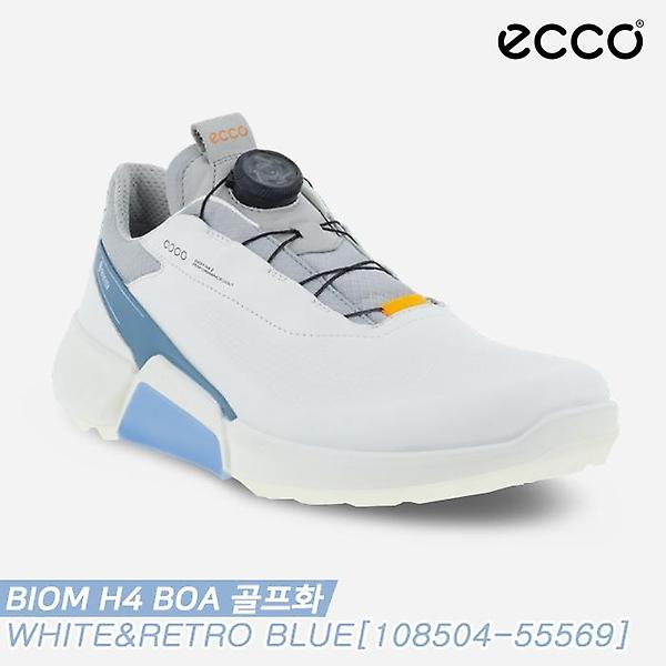  에코 2023 바이옴 H4 보아 골프화[화이트 레트로 블루][108504-55569][남성용]