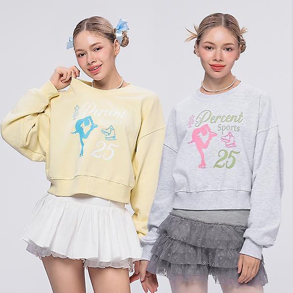  25P 퍼센트 스포츠 크롭 스웨트셔츠_2종택1