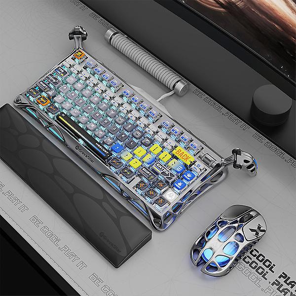  그라바스타 머큐리 K1 Pro 기계식 키보드_인터스텔라 실버