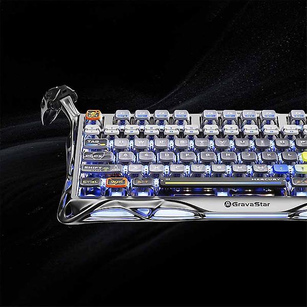  그라바스타 머큐리 K1 Pro 기계식 키보드_인터스텔라 실버