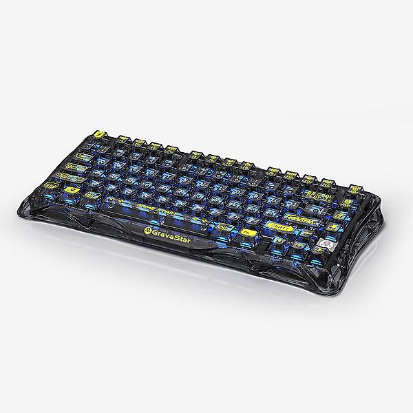  그라바스타 머큐리 K1 Lite 75 기계식 키보드_클리어블랙