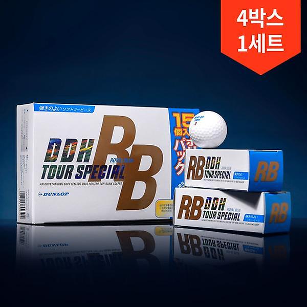  4박스 총60구/던롭 DDH 로얄블루 투어 골프공