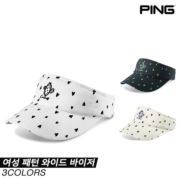  [삼양인터내셔널정품]2023 핑 여성 패턴 와이드(PATTERN WIDE) 골프모자/바이저[3COLORS][여성용]