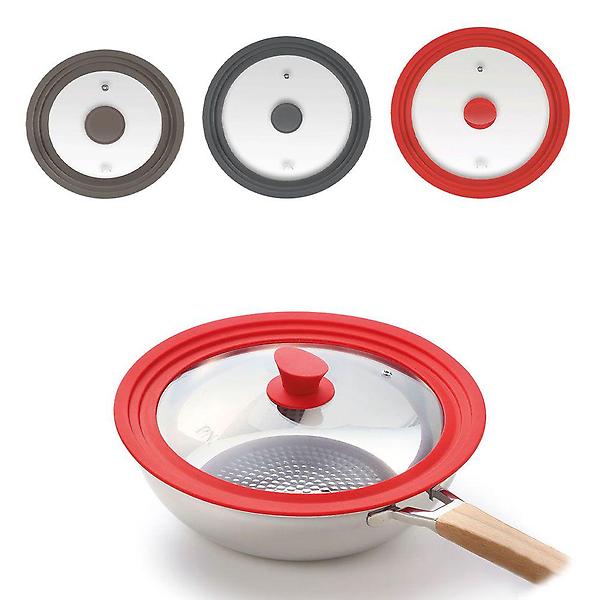  후라이팬 냄비 덮개 뚜껑 지름 30cm 3호 레드