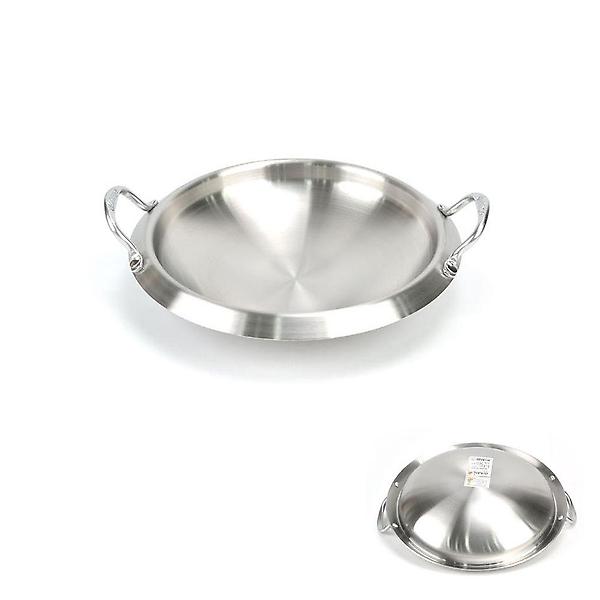  업소용 스텐 삼중 곱창전골 양수냄비(260mm)