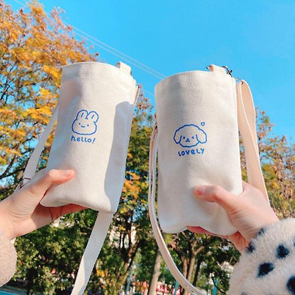  드링크백 캔버스 커피홀더 미니에코백 텀블러가방