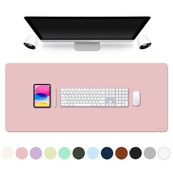  얼리봇 프리미엄 인조 가죽 데스크 매트 패드 키보드 마우스 장패드 120x60cm