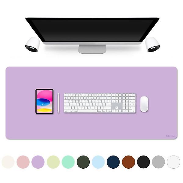  얼리봇 프리미엄 인조 가죽 데스크 매트 패드 키보드 마우스 장패드 120x60cm