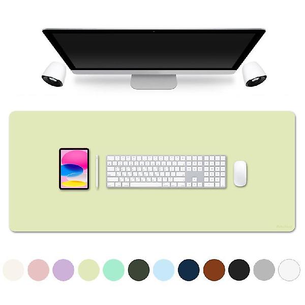  얼리봇 프리미엄 인조 가죽 데스크 매트 패드 키보드 마우스 장패드 120x60cm