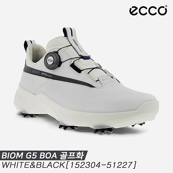  에코 2023 바이옴 G5 보아 골프화[화이트&블랙][152304-51227][남성용]