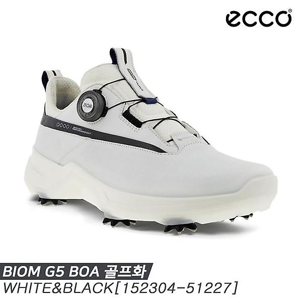  에코 2023 바이옴 G5 보아 골프화[화이트&블랙][152304-51227][남성용]