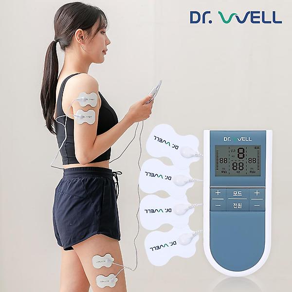  [닥터웰] EMS 듀얼 4패드 저주파 자극기 DR-470