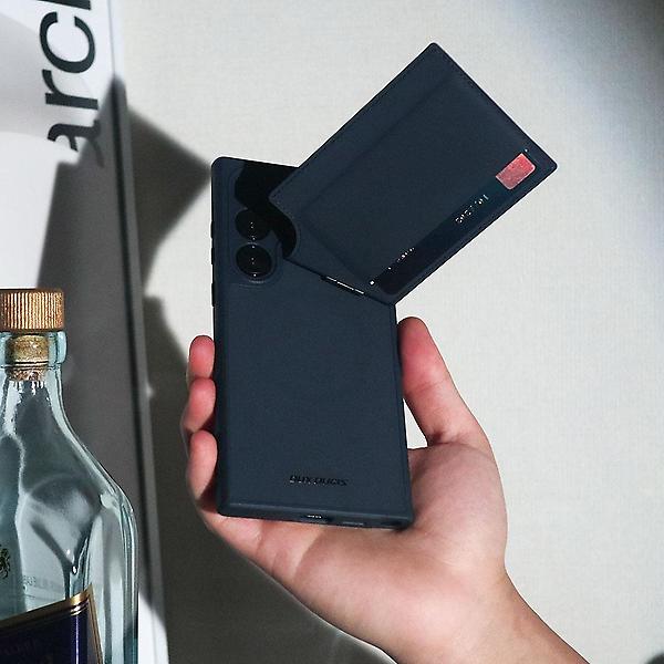  갤럭시 S25 엣지 맥세이프 가죽 카드 거치대 케이스