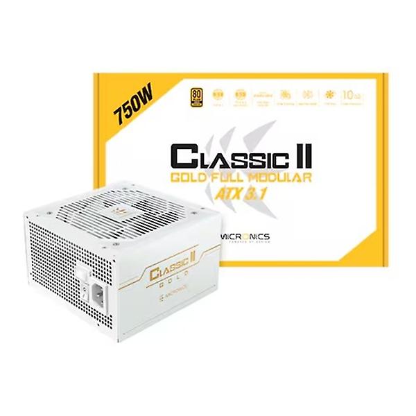  마이크로닉스 Classic II 750W 80PLUS 골드 풀모듈러 ATX3.1 파워서플라이 화이트
