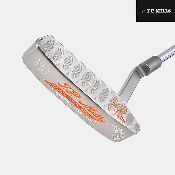  [한정판][티피엠코리아정품]2022 티피밀스 PWA SGSS 플랫 T 플래티넘 퍼터[남여공용][오렌지][블레이드형]