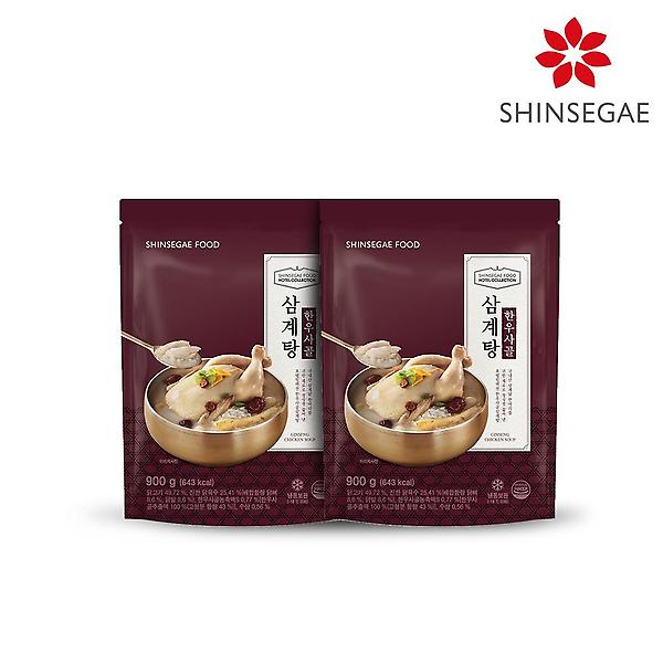  [신세계푸드] 호텔컬렉션 한우 사골삼계탕 900g x 2팩